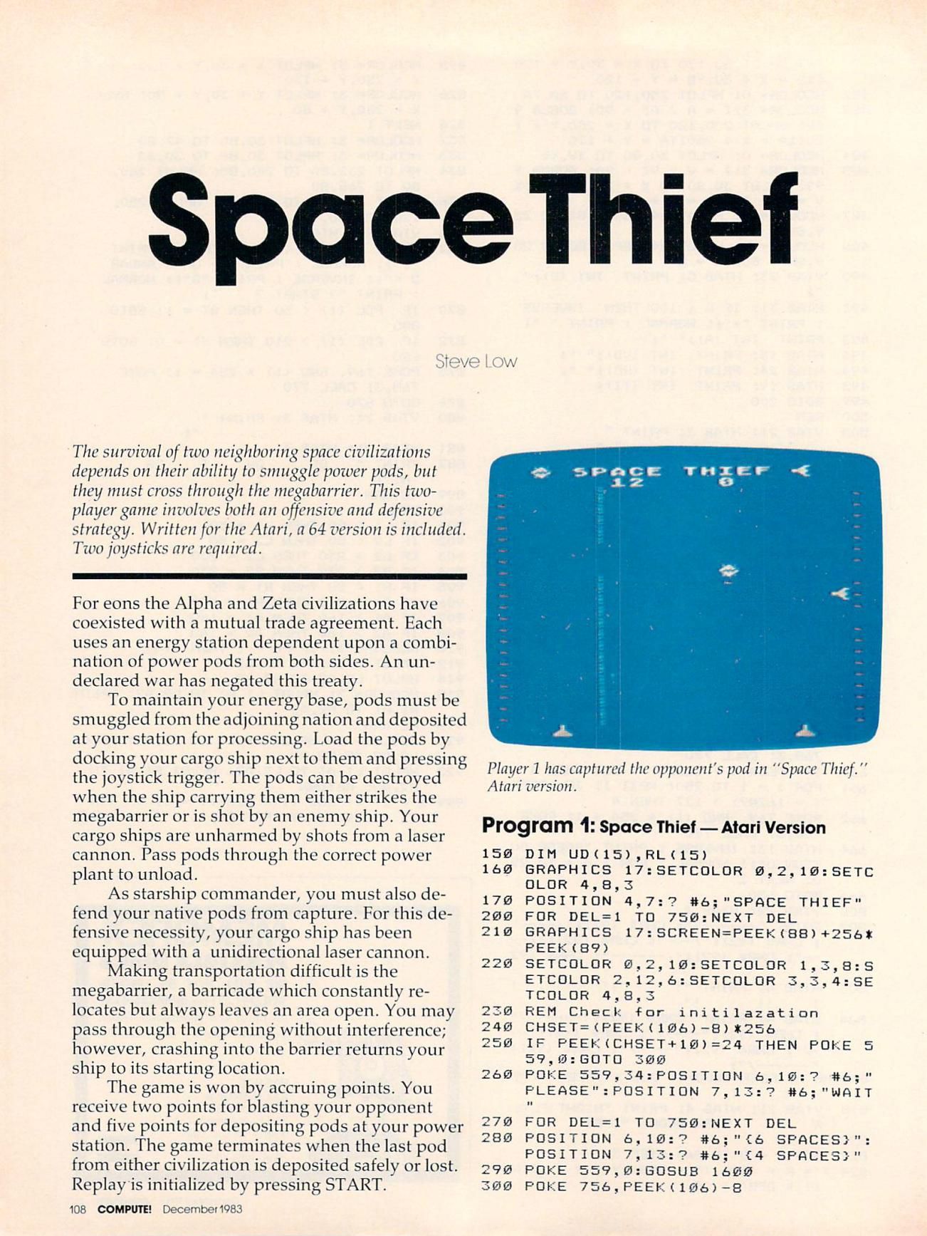 Space Thief box art
