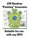 RPG Item: FGM037h: d30 Random "Painting" Generator
