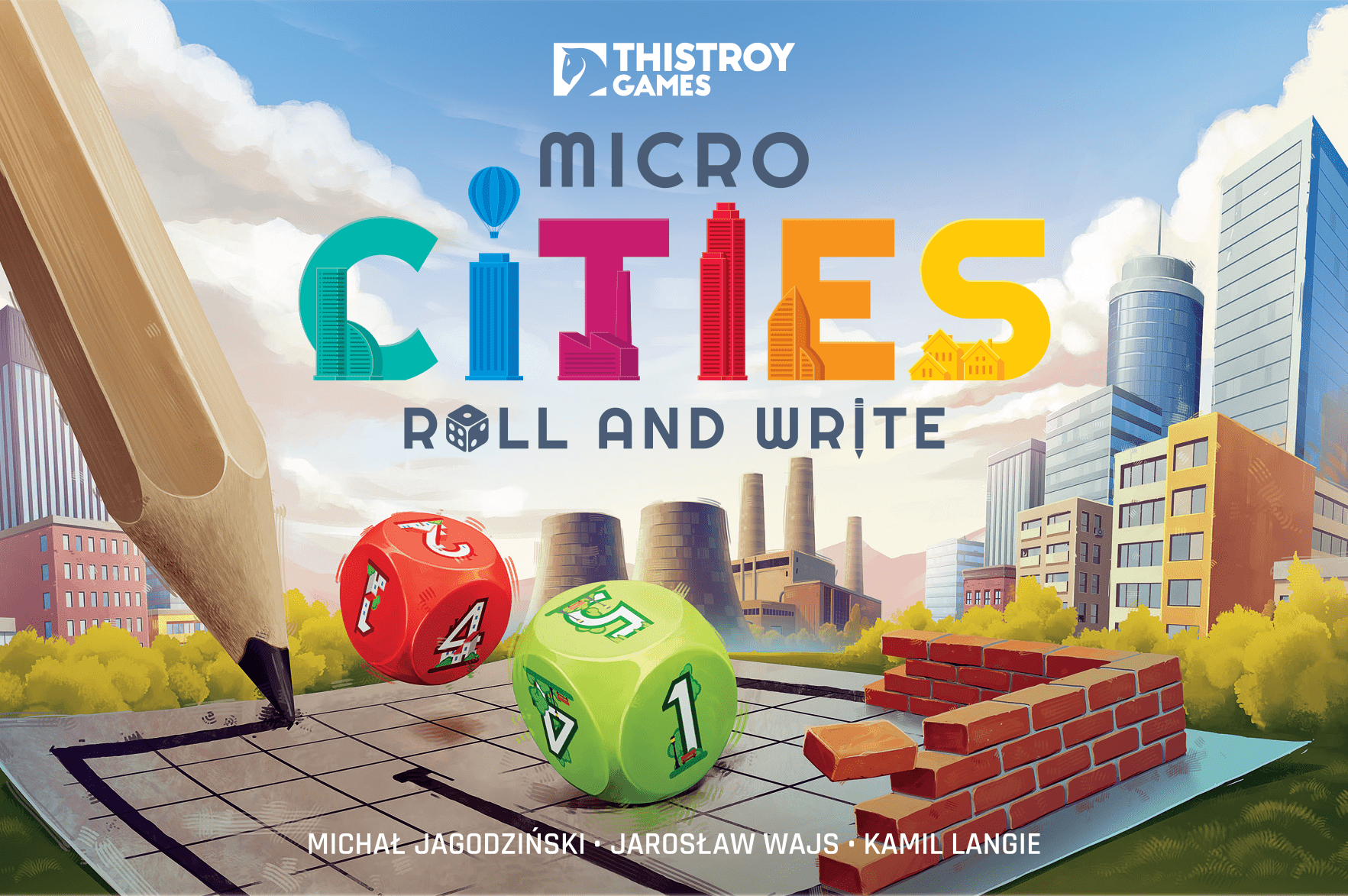 Cover art for Micro Cities Roll and Write
