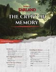 RPG Item: The Crypt of Memory (5e)