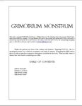 RPG Item: Grimoirium Monstrum