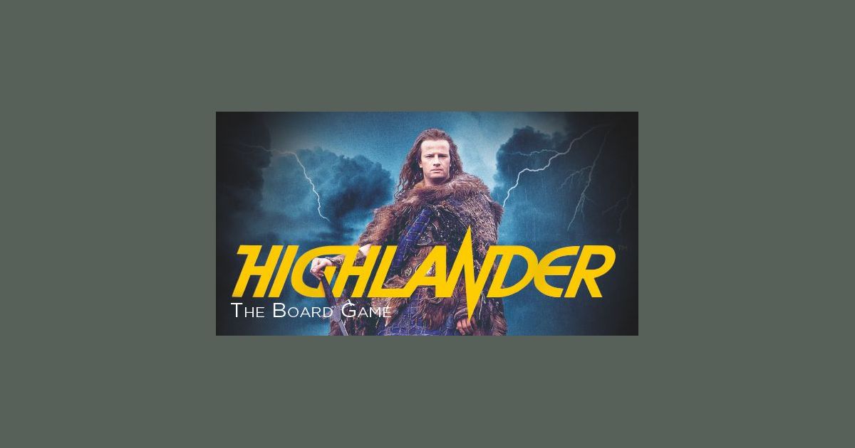 Highlander The Board Game Brand New & Sealed 