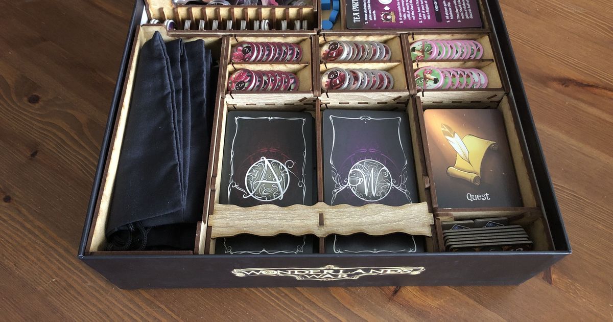 Wonderland's War Game Tamer Organizer Board Game Accessory BoardGameGeek