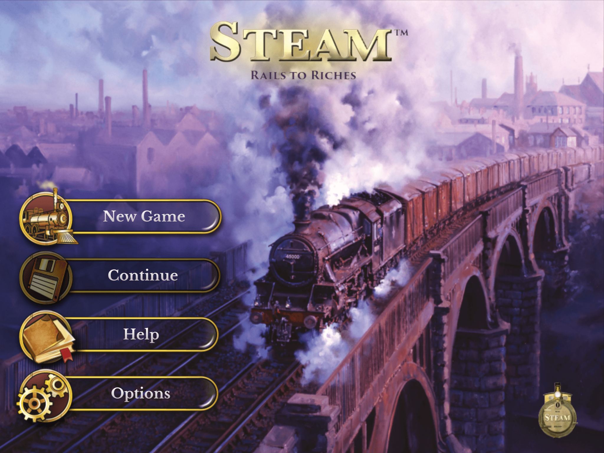 Steam: Rails To Riches box art