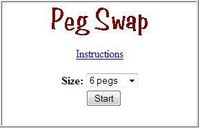 Video Game: Peg Swap