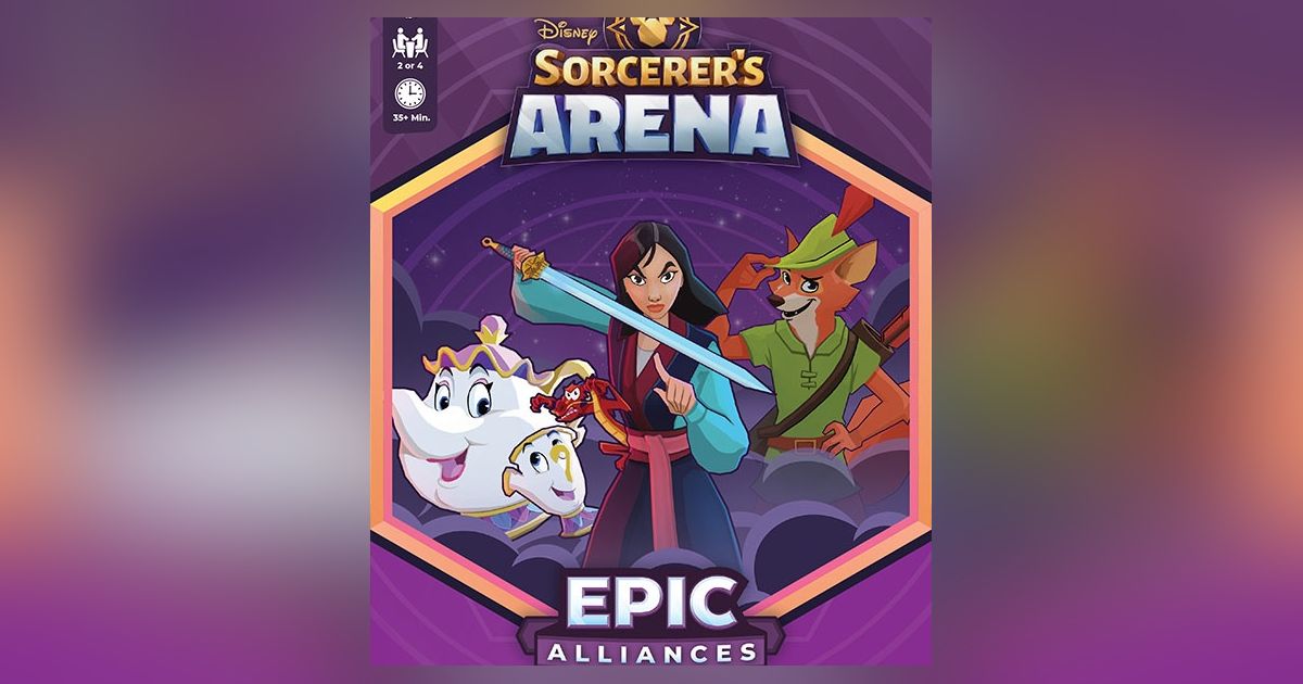 Disney Sorcerer's Arena Epic Alliances At the Ready Board Game