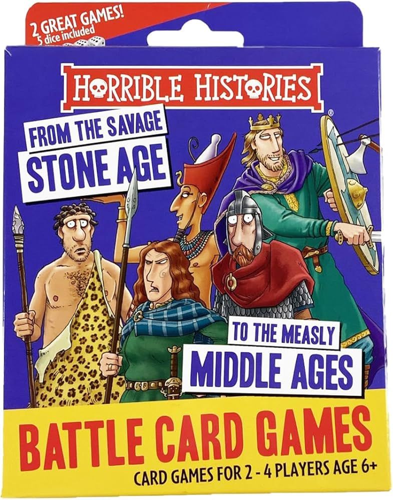Cover art for Horrible Histories: From the Savage Stone Age to the Measly Middle Ages