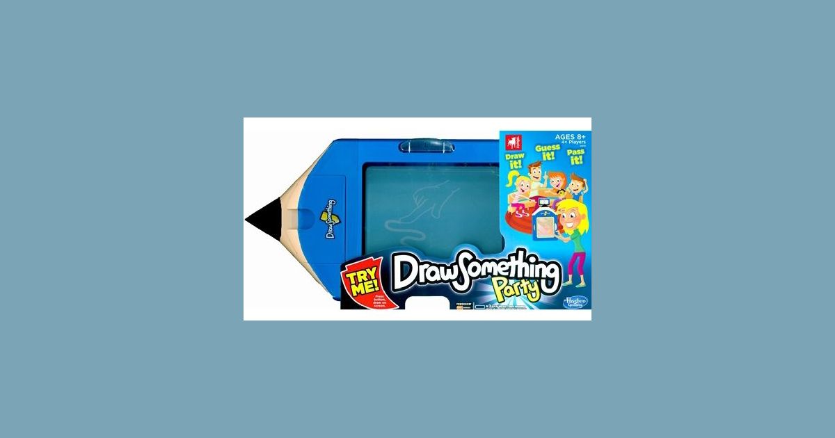 HASBRO Family Gaming Draw Something Party Age 8 For 4 or more players 