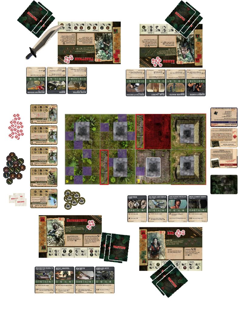 Illustration 1 de Rambo: the Board Game