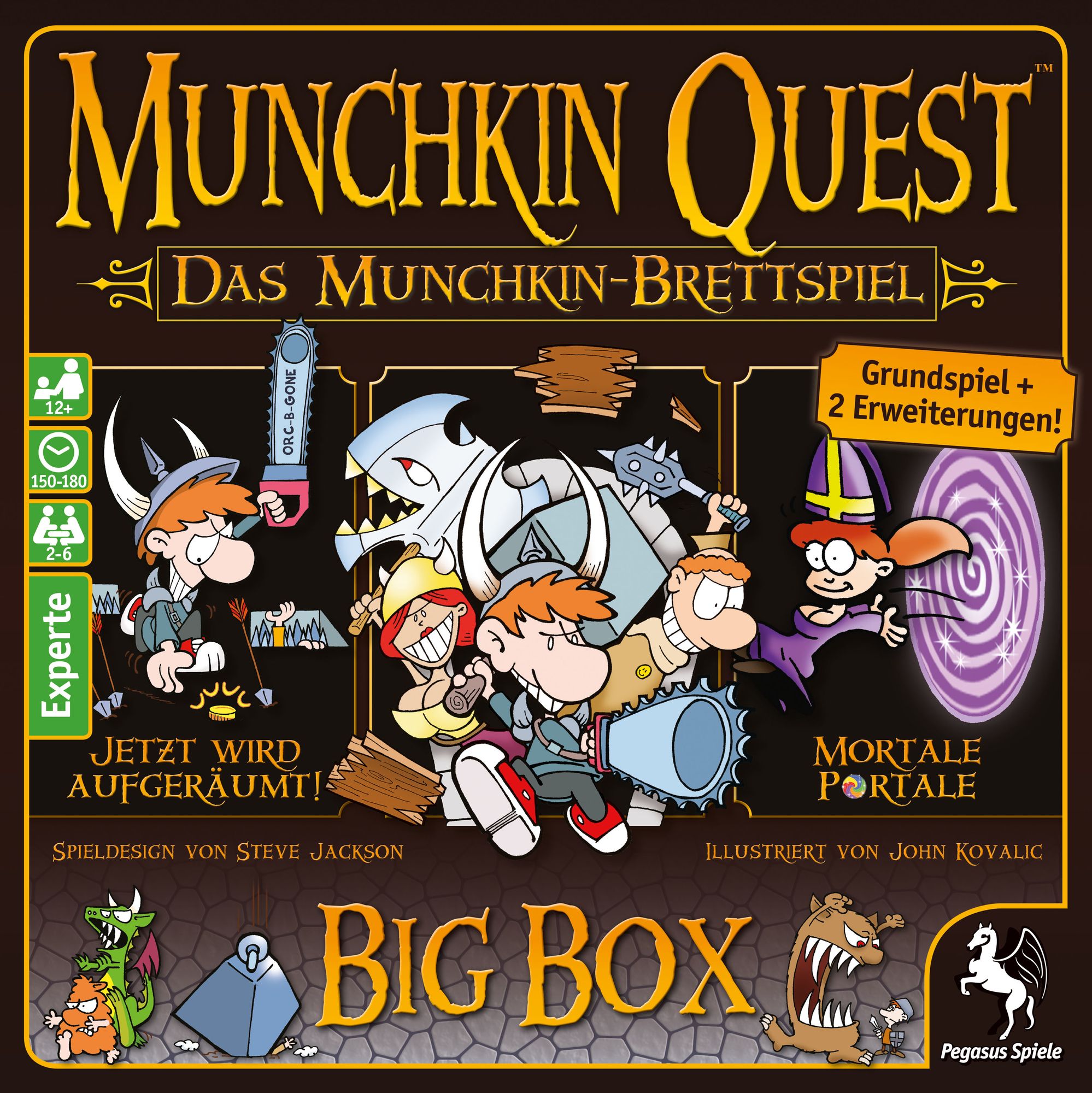 Boîte du jeu Munchkin Quest: Big Box