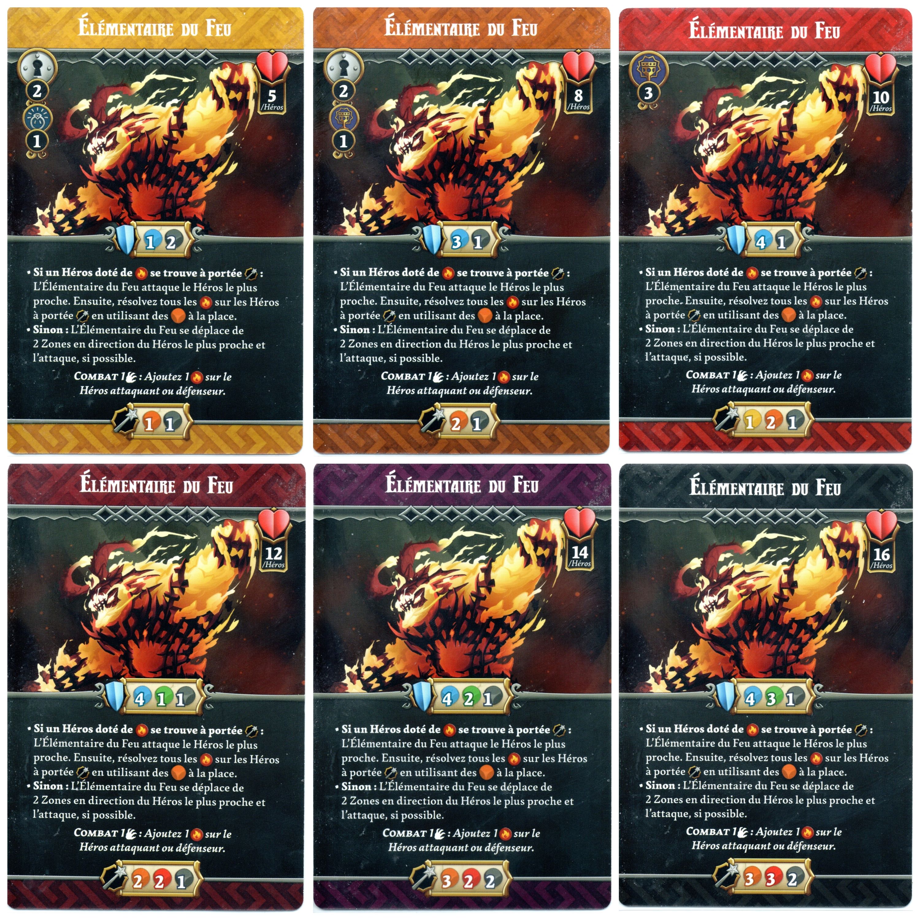 Massive Darkness 2 : L'Élémentaire du Feu (Fire Elementals) par Rikku  Painting | Projet de peinture de Massive Darkness | BoardGameGeek, image size:3000x3000