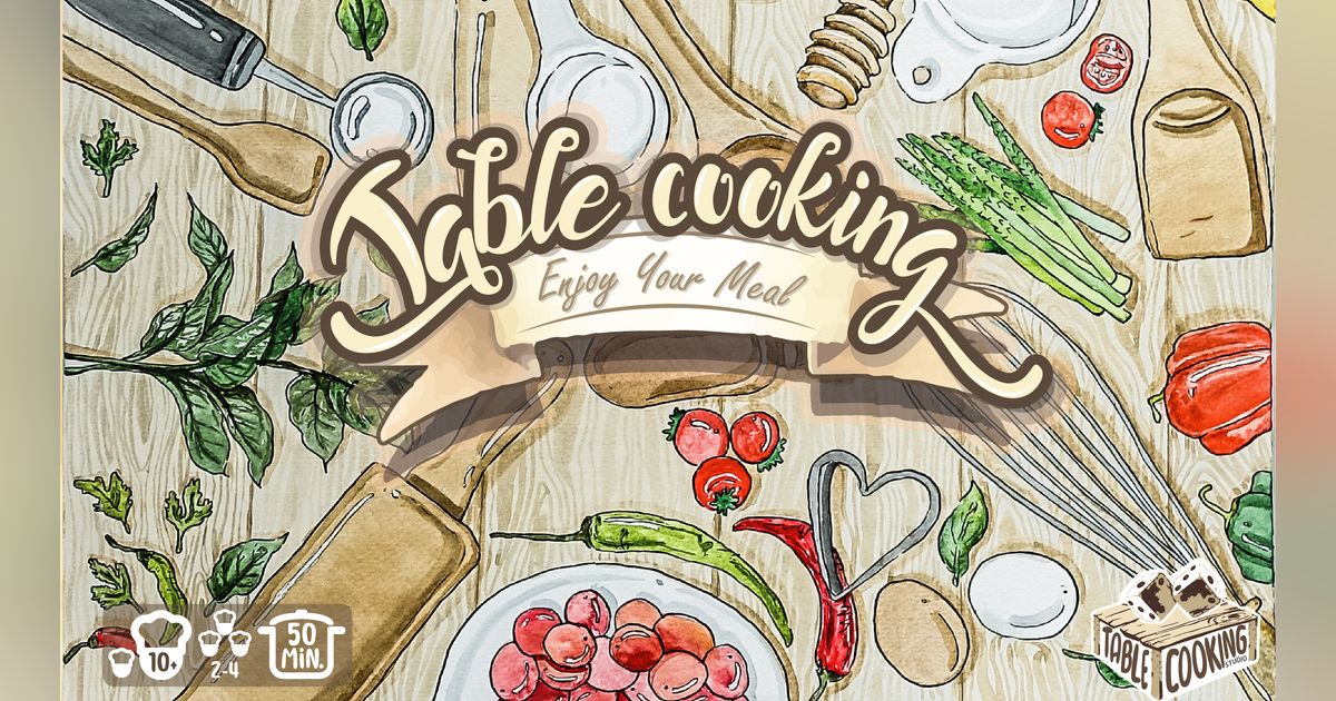 Table Cooking Enjoy Your Meal Board Game BoardGameGeek