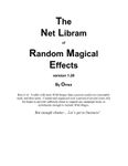 RPG Item: The Net Libram of Random Magical Effects Version 1.20