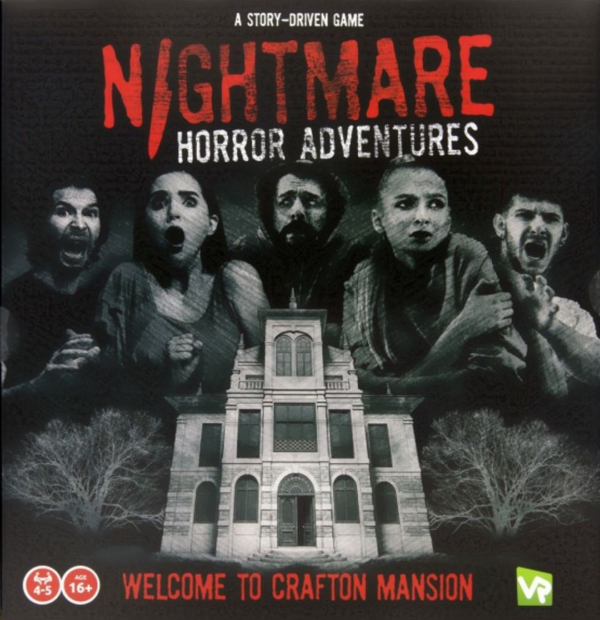 Nightmare Horror Adventures: Welcome to Crafton Mansion box art