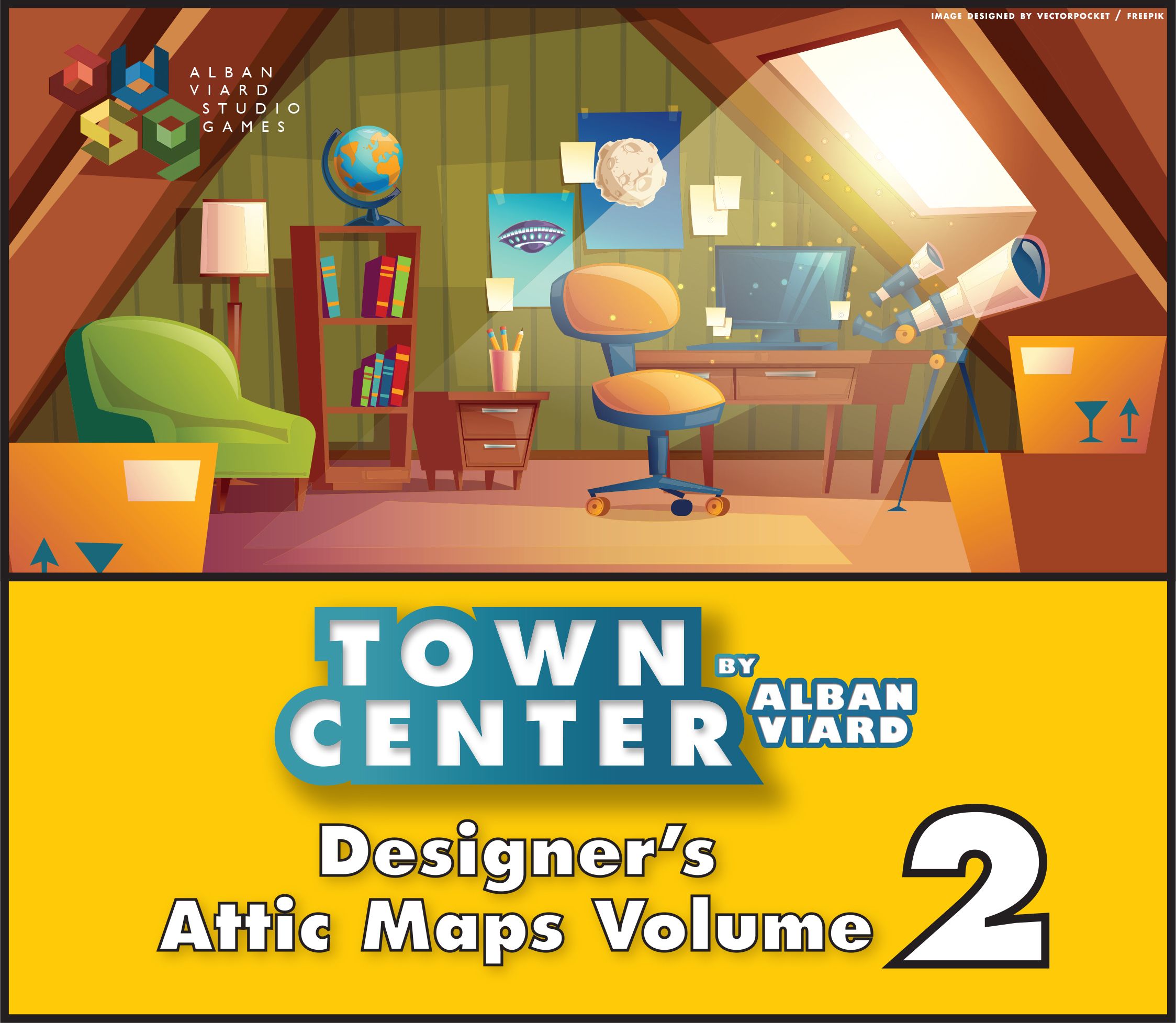 Town Center: Designer's Attic Maps Volume 2