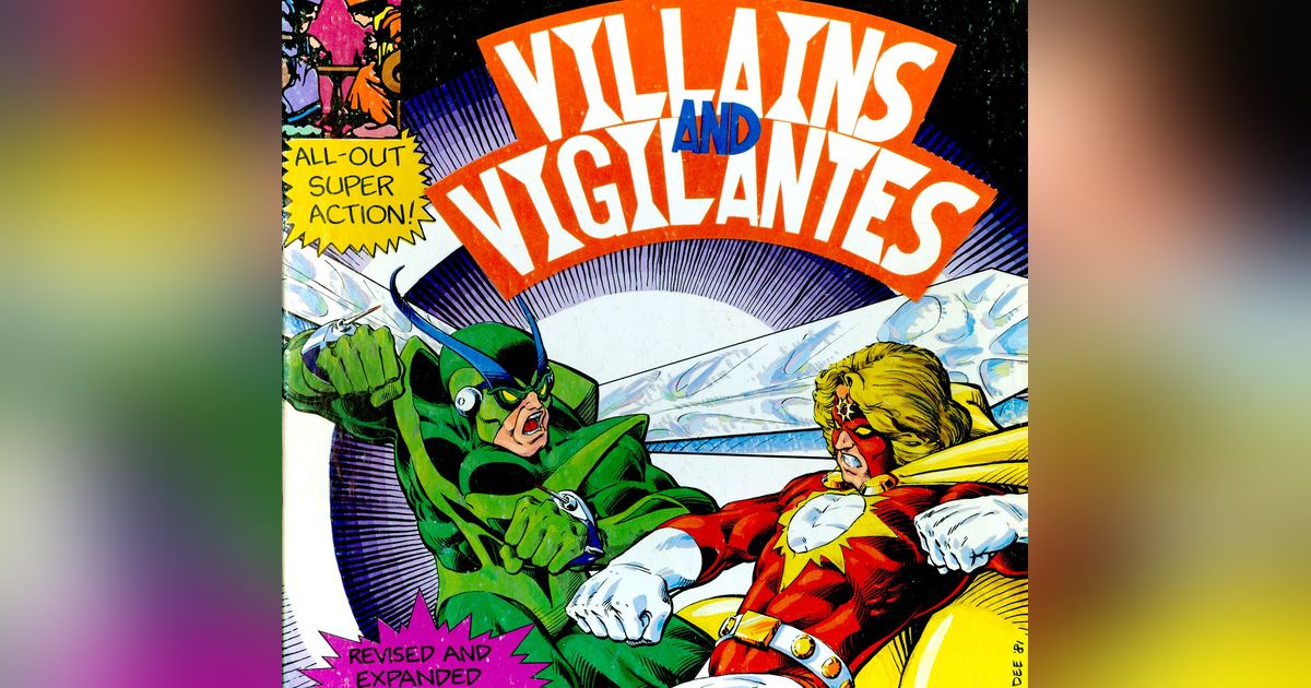 Villains Vigilantes Boxed Set Rpg Item Boardgamegeek