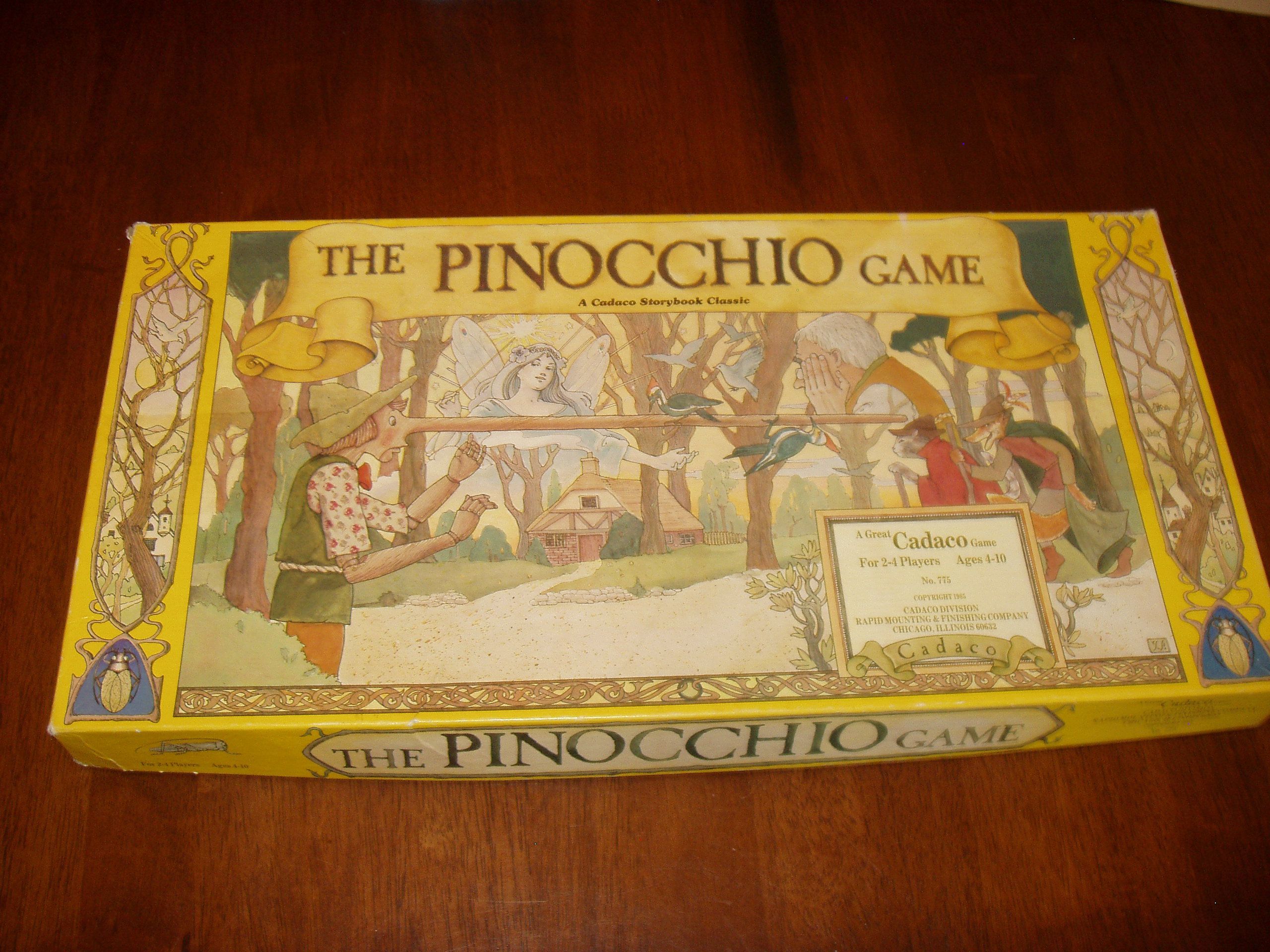 The Pinocchio Game box art