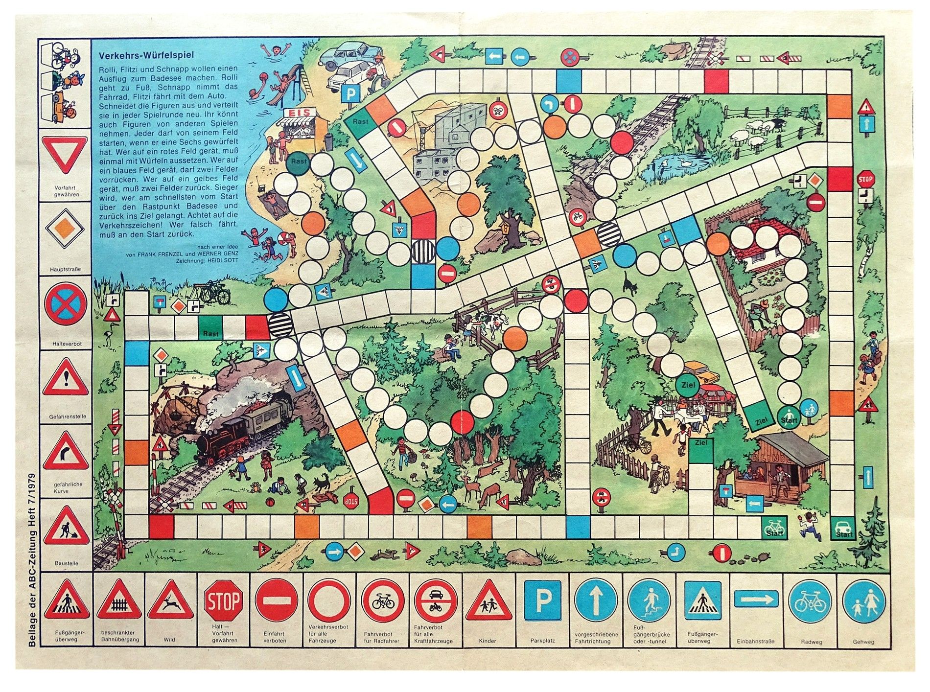 Verkehrs-Würfelspiel