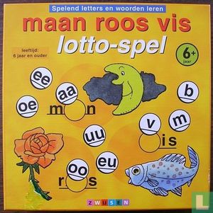 Maan roos vis lotto-spel