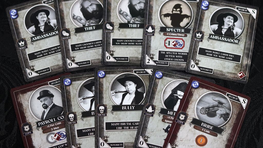 Dark Heists - gothic horror–themed deck-building game | BoardGameGeek