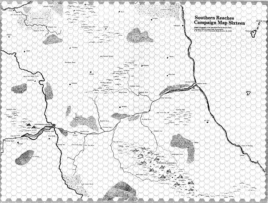 Image - Map 16 - Southern Reaches