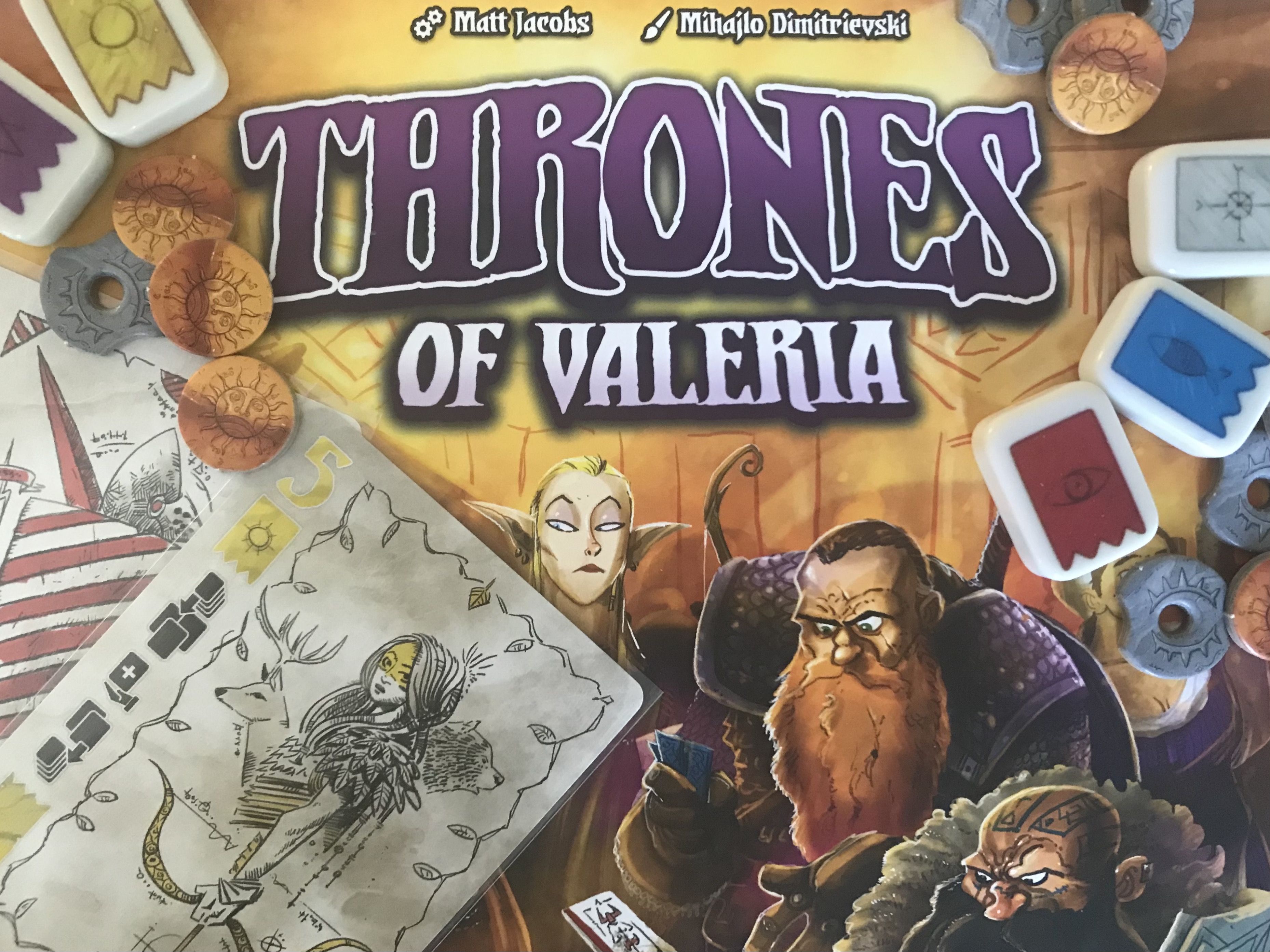 Thrones Of Valeria – Stichspiel Mit Rang-Manipulation Für 3–6 Spieler – Daily Magic Games