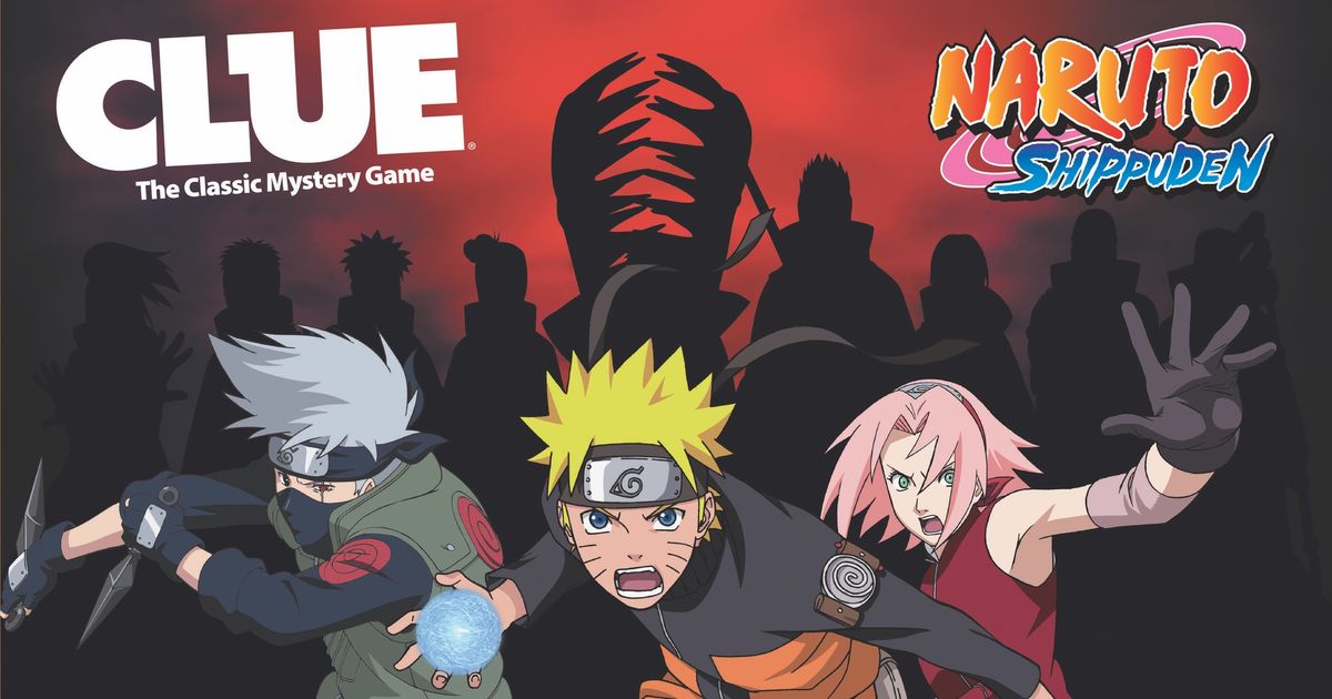  USAOPOLY CLUE: Naruto, Solve The Mystery in This Collectible  Clue Game, Featuring Characters & Locations from The Anime TV Show Naruto