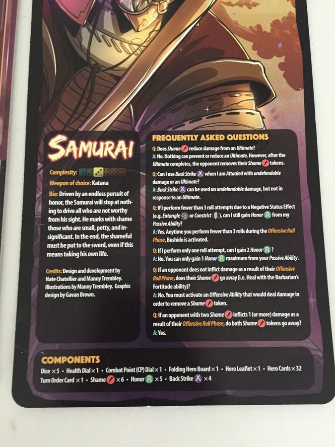 Asset image game Dice Throne: Season Two – Gunslinger v. Samurai