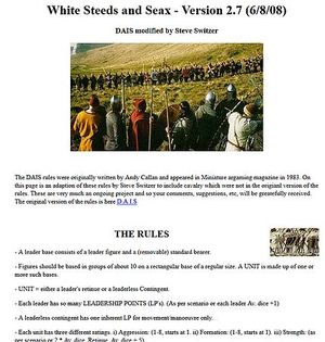White Steeds and Seax