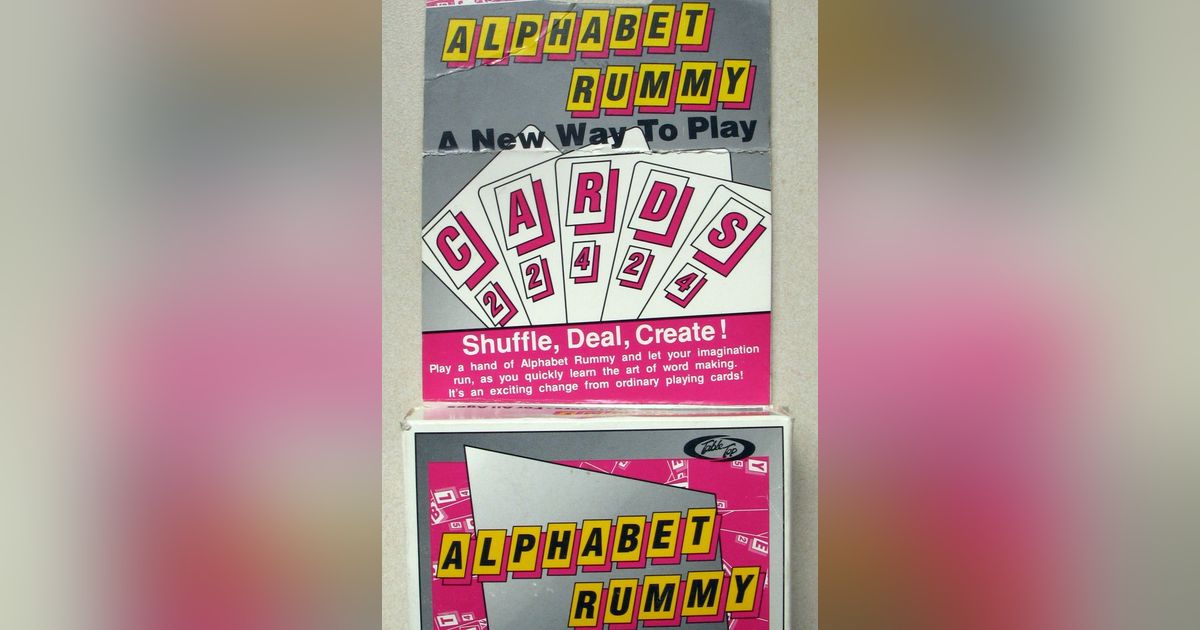 Alphabet Rummy | Board Game | BoardGameGeek