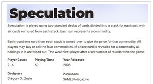 Speculation