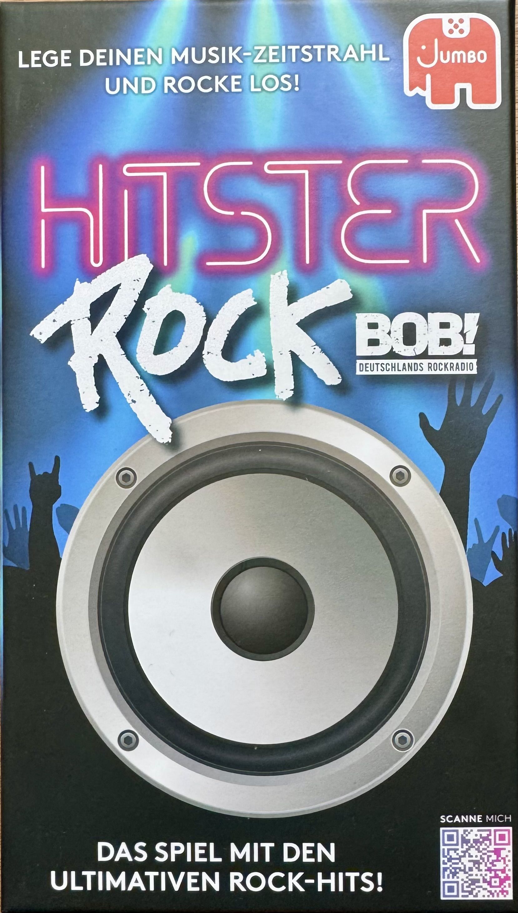 Boîte du jeu Hitster Rock: Bob!
