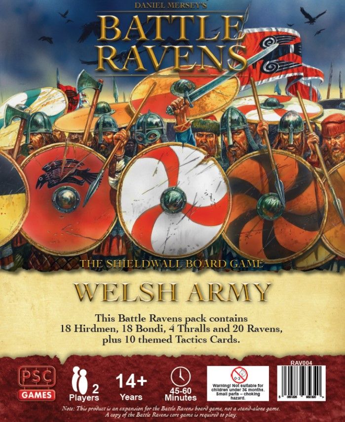 Coperta Battle Ravens: Welsh Army