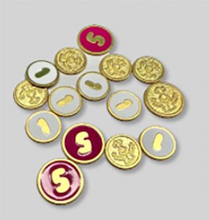 Sweet Mess: Pastry Competition – Metal Golden Tokens