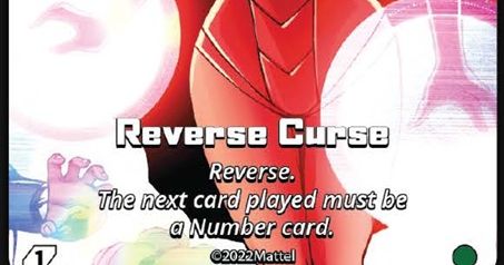 UNO Ultimate: Scarlet Witch – Reverse Curse Foil Chase Card | Board ...