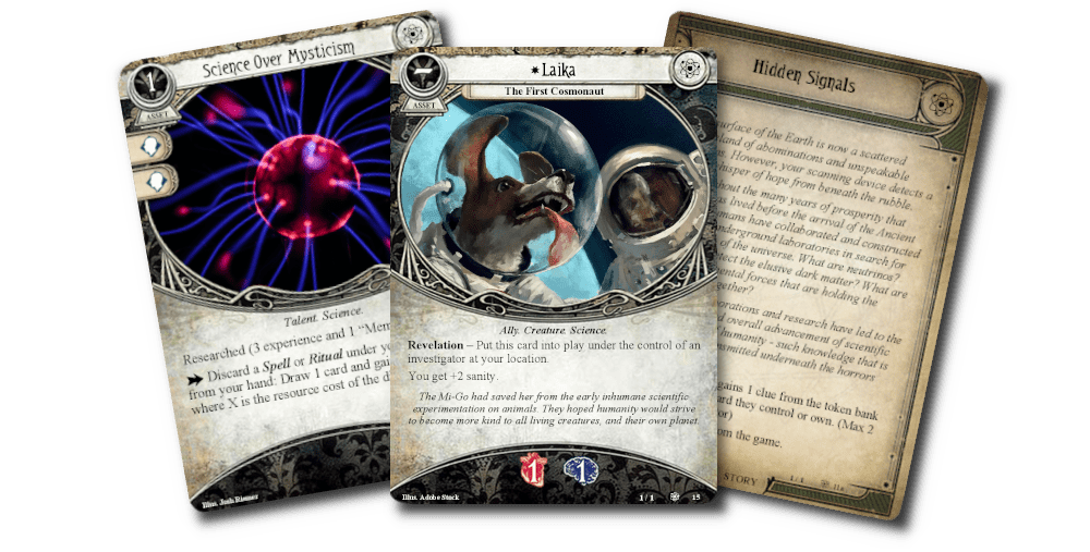 Dark Matter (fan expansion for Arkham Horror Card Game): Science Expansion cover