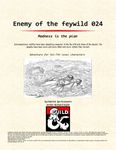 RPG Item: Madness is the Plan 1: Enemy of the Feywild