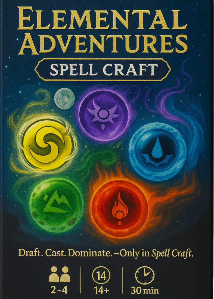 Cover art for Elemental Adventures: Spell Craft