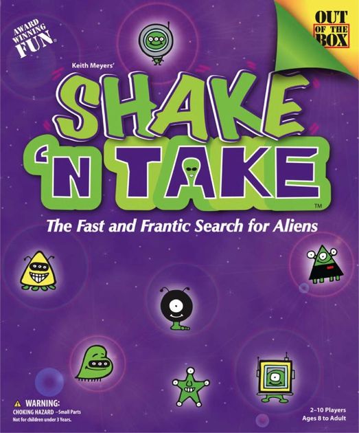 Fast & Frantic Search for Aliens by Out Of The Box NEW Shake 'N Take Game 