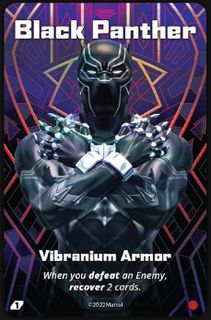 UNO Ultimate: Black Panther – Vibranium Armor Super Rare Foil Chase Card