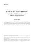 RPG Item: HIG4-07: Cult of the Stone Serpent
