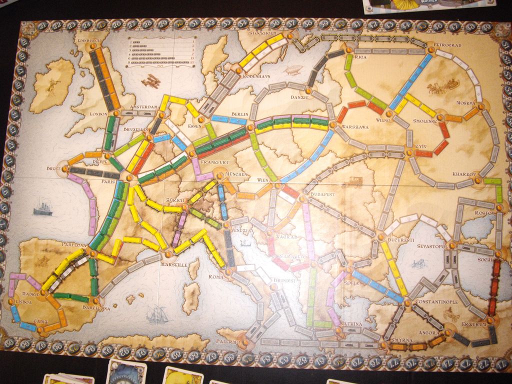 Ticket To Ride Europe 2 Players Big Cities Variant Boardgamegeek