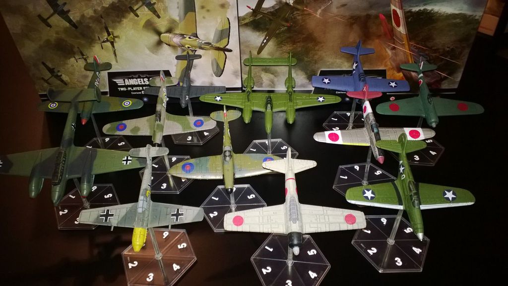 Angels 20/Bandits High Review Axis & Allies Air Force Miniatures