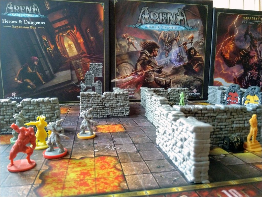 Playing Arena The Contest Solo A Meeple Myself And I Review Boardgamegeek
