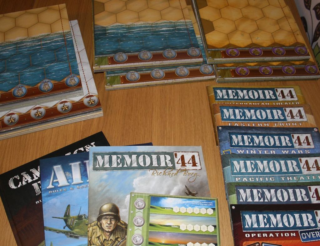 My Memoir'44 storage solution - EVERYTHING in the Campaign Bag? Read on ...