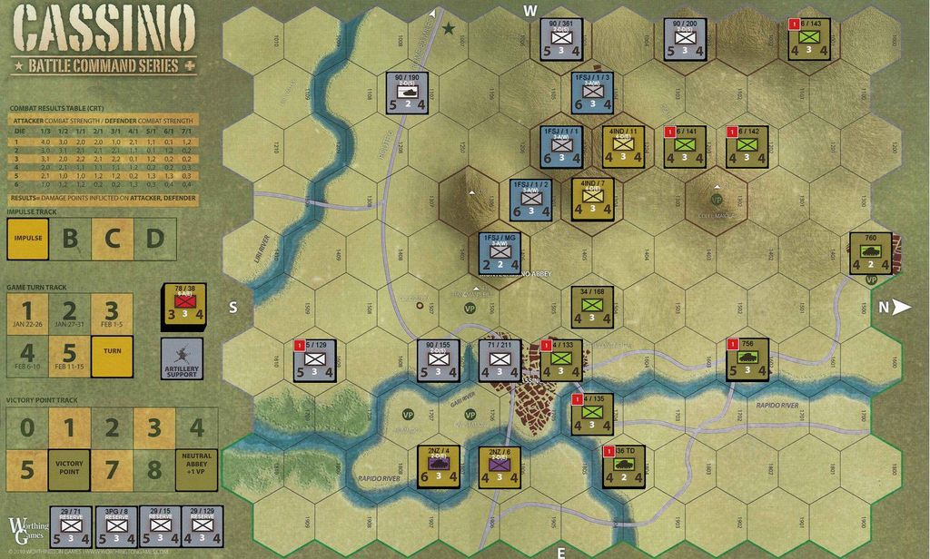 Vassal module is now available Anzio/Cassino BoardGameGeek