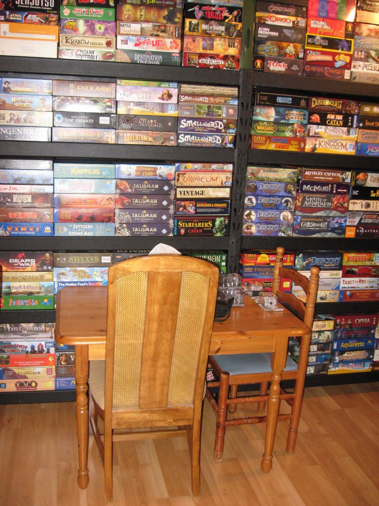 The ULTIMATE game storage solution. Or, 20 steps to making a dream come