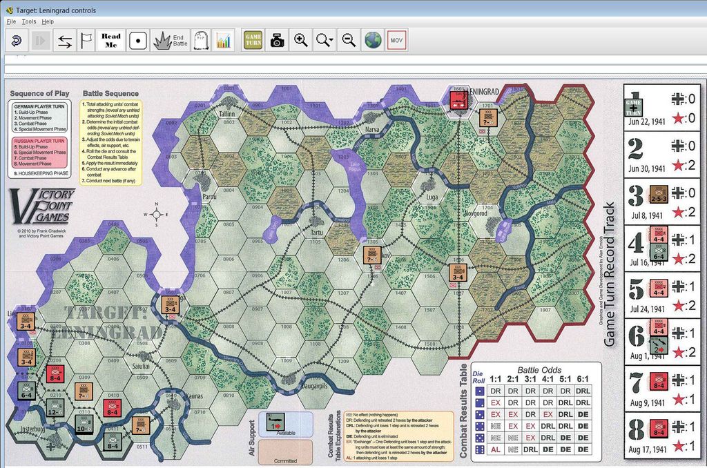 Vassal module now available Target Leningrad BoardGameGeek