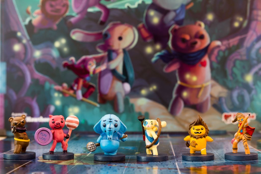 My painted stuffies Stuffed Fables BoardGameGeek