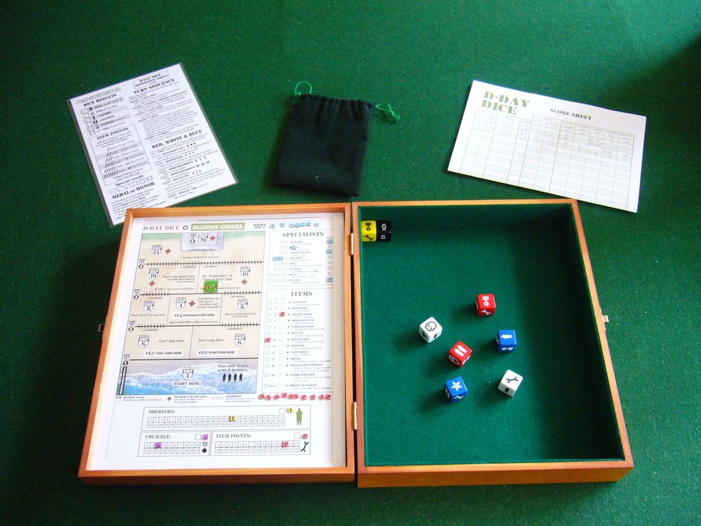 DIY Board Now plus deluxe game box! DDay Dice Free Trial